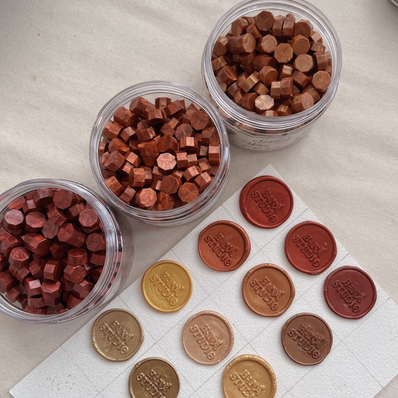 Metallic Wax Seal Beads