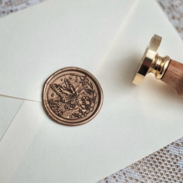 Butterfly Series Wax seal stamp 蝴蝶火漆印章