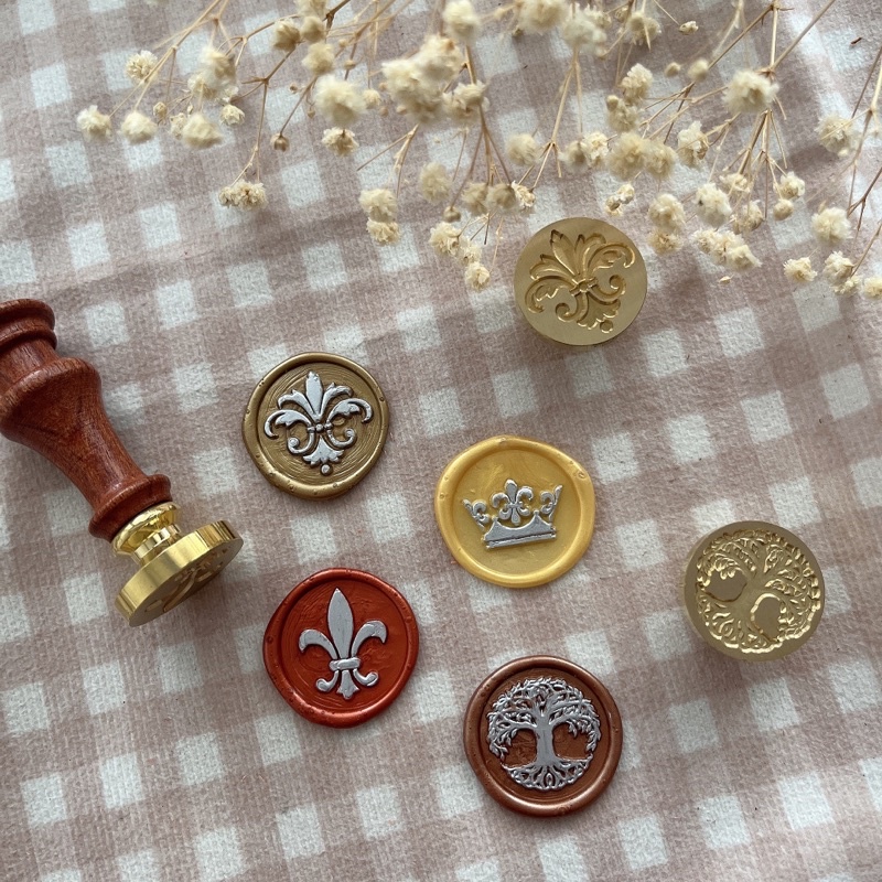 Classic wax seal stamp design 经典火漆印章