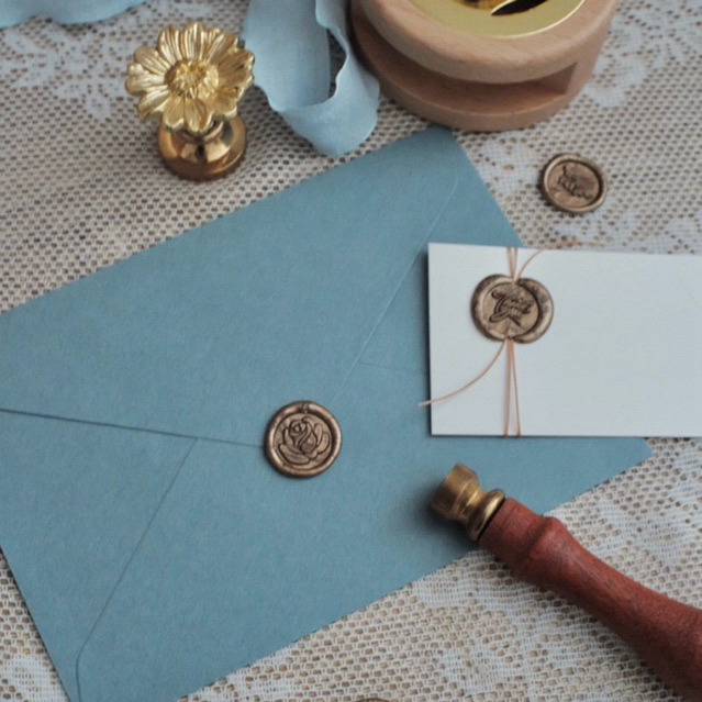Minimal Wax Seal Stamp 1.5cm 迷你火漆印章