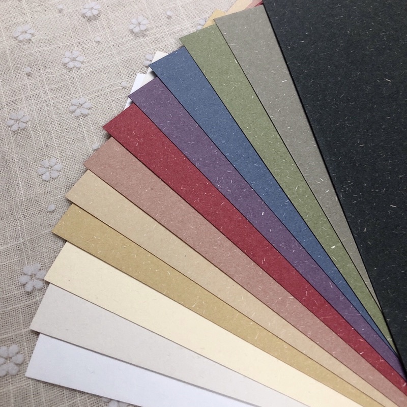 210g Textured Paper with Natural Fibers A5 大地纸 草香纸