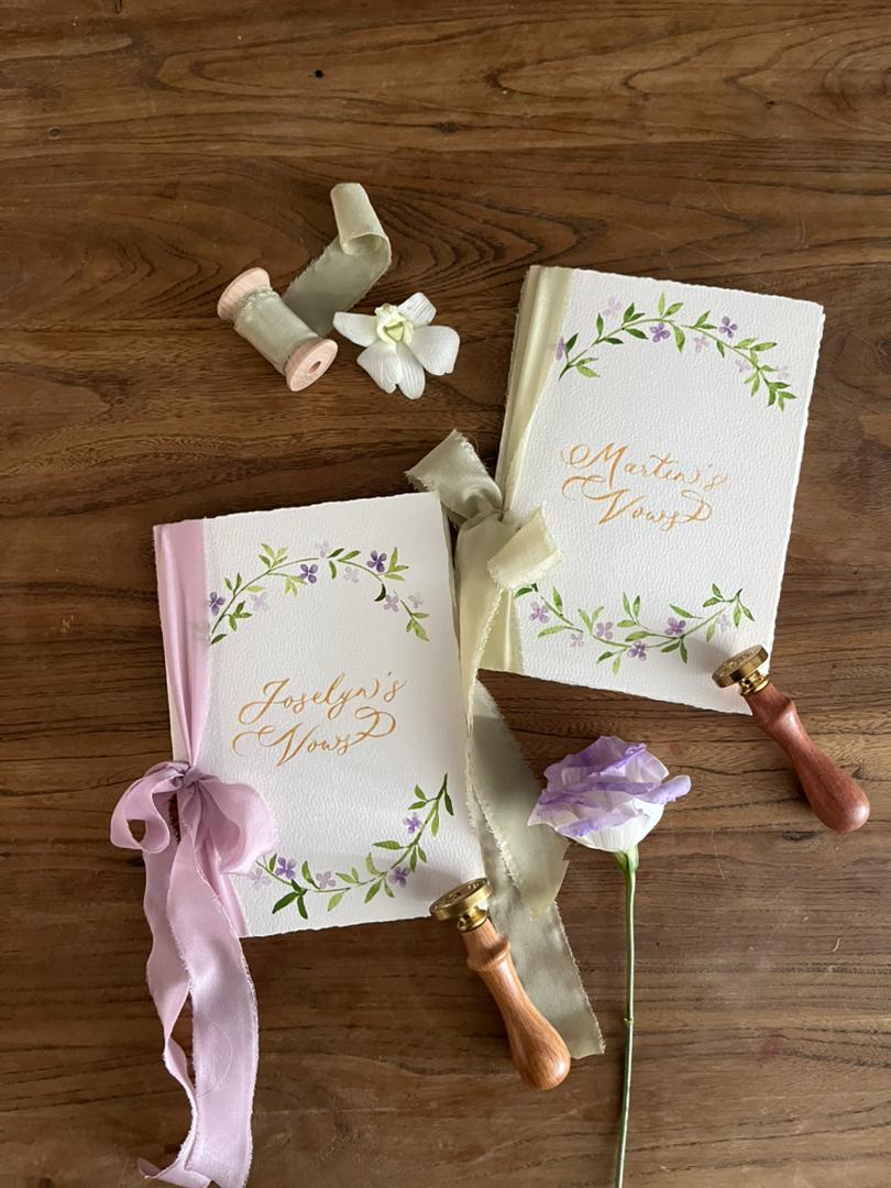 In Bloom | Wedding Vow Cards